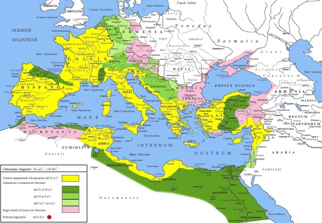 Provinces of Rome 14AD