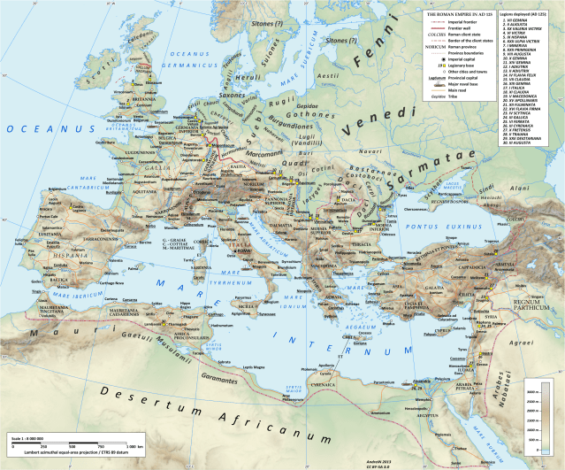 Roman Empire &amp; Legions AD 125